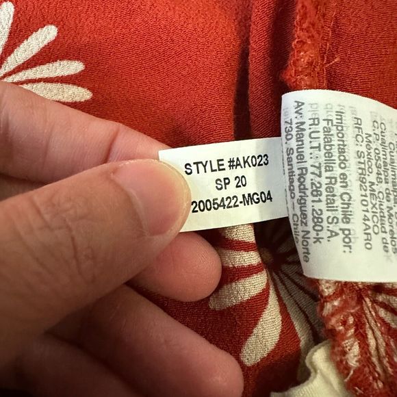 MADEWELL Sash-Tie Wrap Top in Daisy Daydream #AK023 - Picture 11 of 12